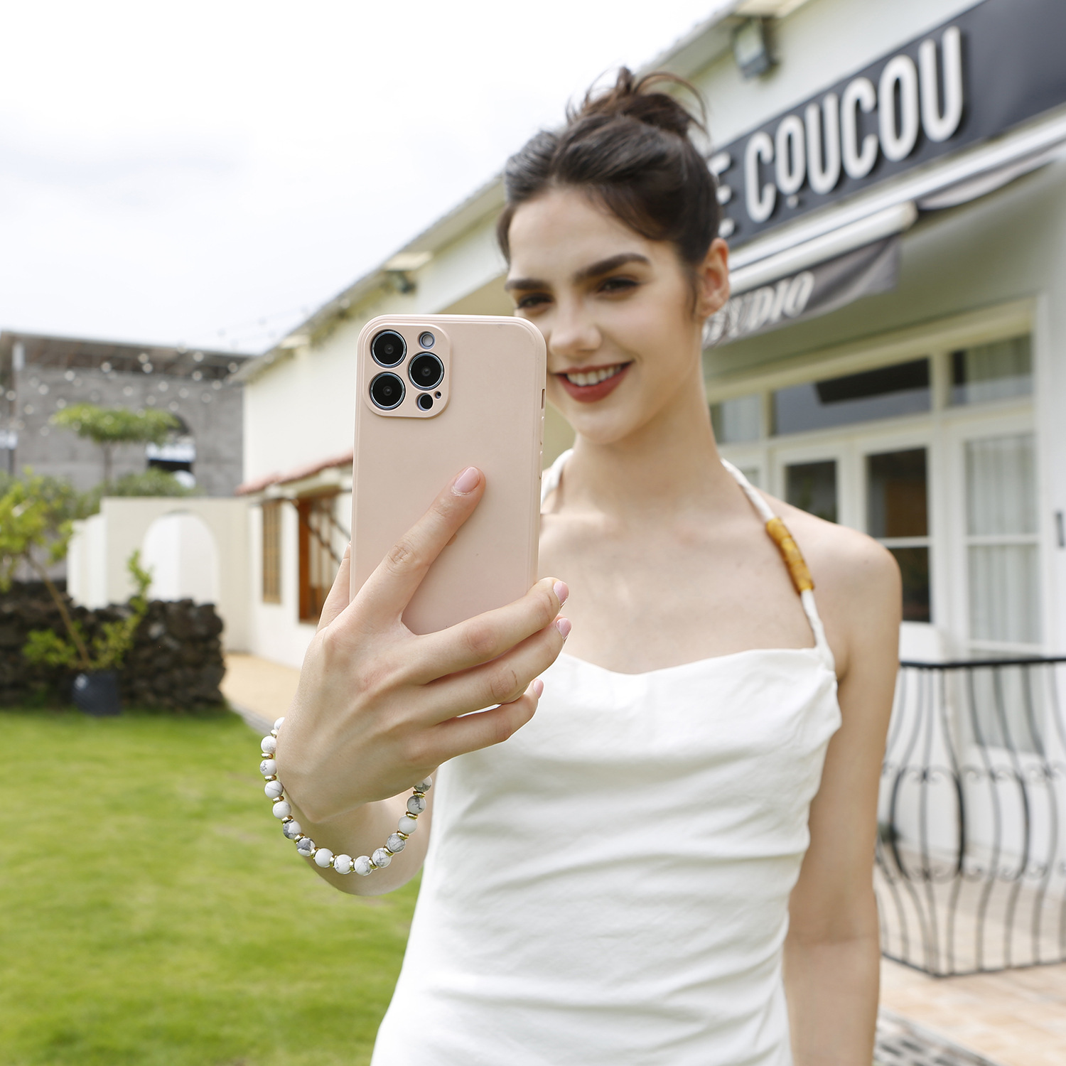 Posadina Natural Crystal Phone Lanyard - Amethyst, Rose Quartz, Aventurine & Turquoise Beaded Strand - Raw Stone Protection Charm - Boho Chic Unisex Gift for Phone Accessories - Image 4