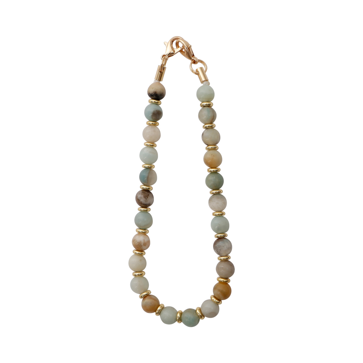 Posadina Natural Crystal Phone Lanyard - Amethyst, Rose Quartz, Aventurine & Turquoise Beaded Strand - Raw Stone Protection Charm - Boho Chic Unisex Gift for Phone Accessories