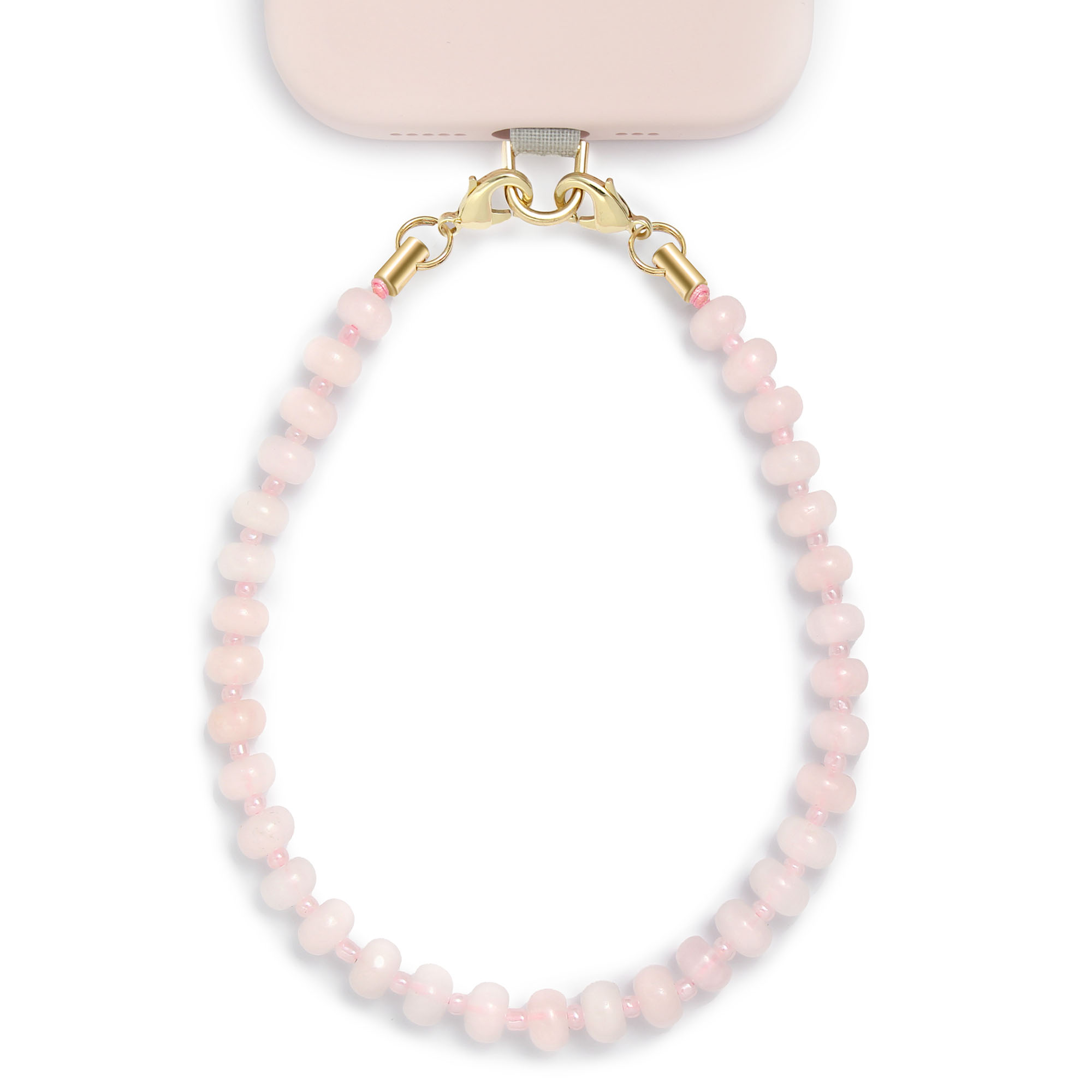 Posadina Natural Stone Phone Charm, Beaded Healing Phone Wrist Strap, Handmade Cellphone Chain Lanyard with Tether Tab - Image 18