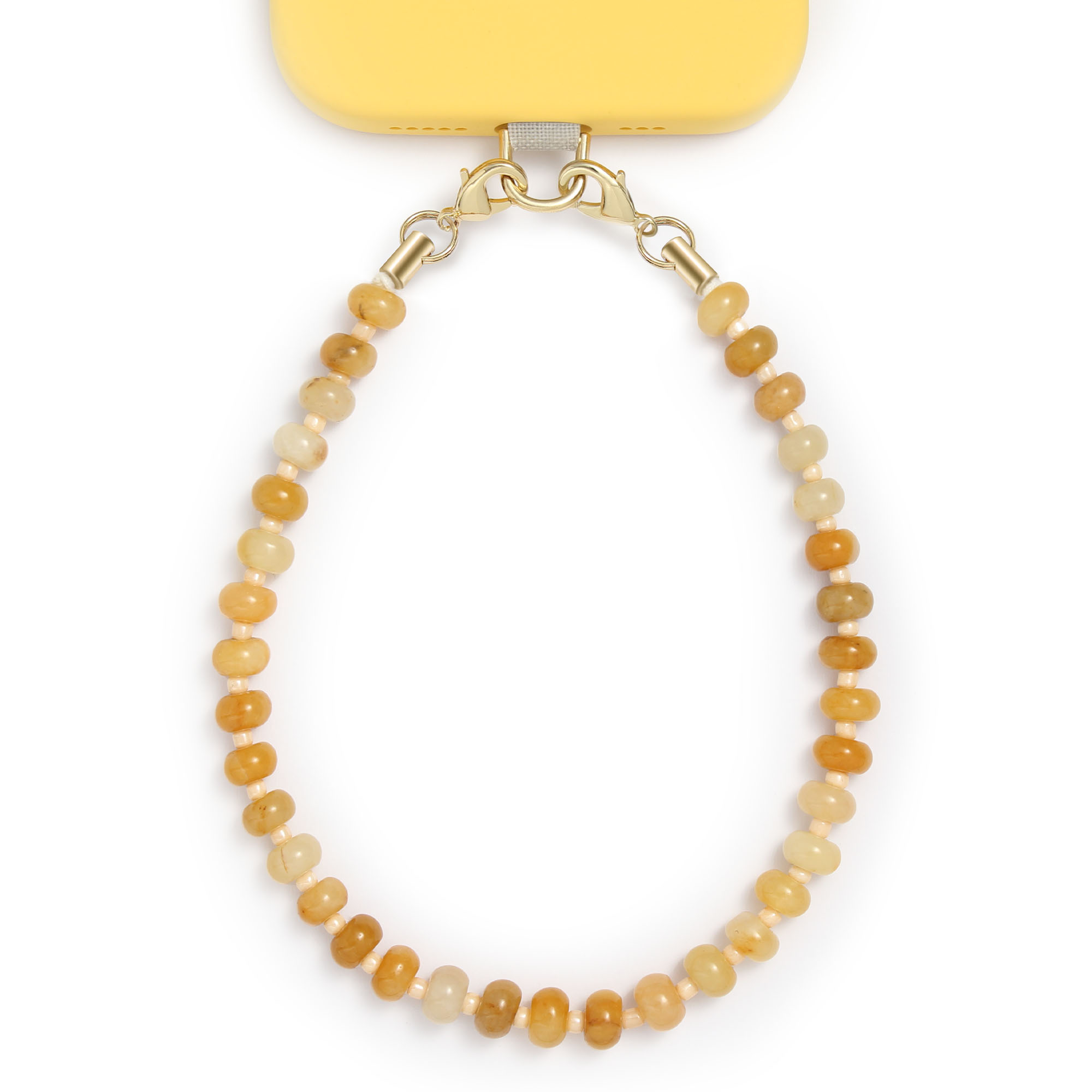 Posadina Natural Stone Phone Charm, Beaded Healing Phone Wrist Strap, Handmade Cellphone Chain Lanyard with Tether Tab - Image 23