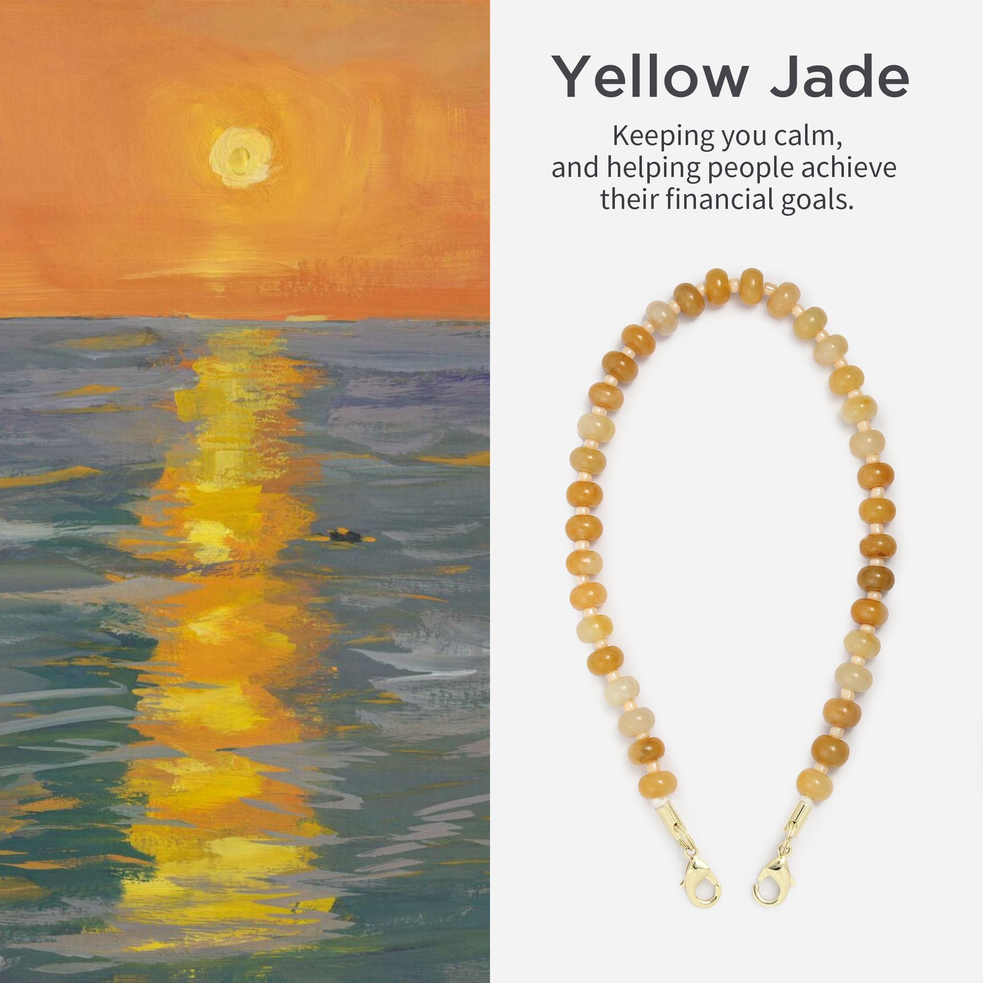 Posadina Natural Stone Phone Charm, Beaded Healing Phone Wrist Strap, Handmade Cellphone Chain Lanyard with Tether Tab - Image 24